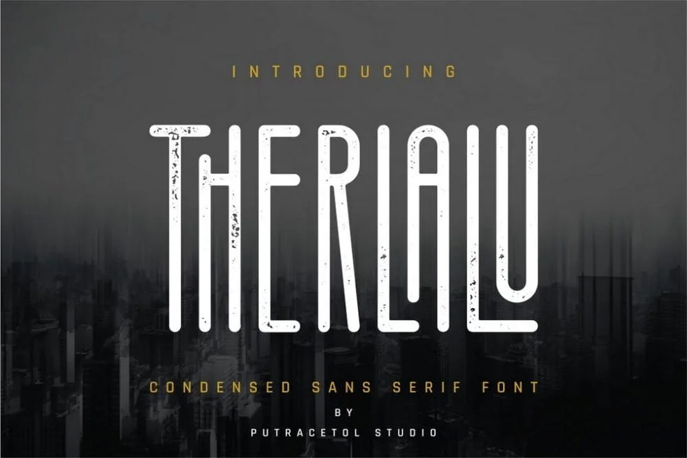 Therlalu Font free download – Display Fonts font preview image for Windows and Mac