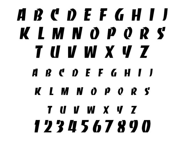 Thrasher Font free download preview 1 – Display Fonts font