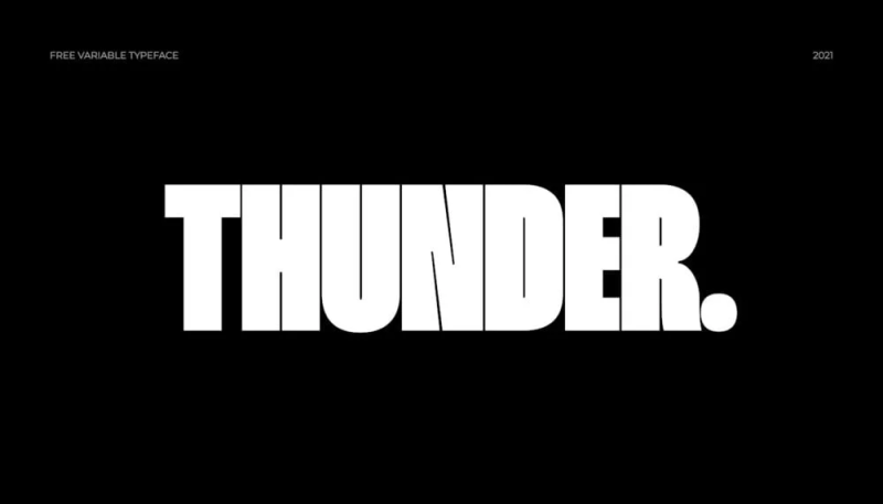Thunder Font free download preview 4 – Sans Serif Fonts font