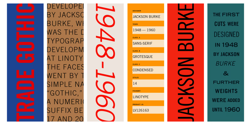 Trade Gothic Font free download preview 4 – Sans Serif Fonts font