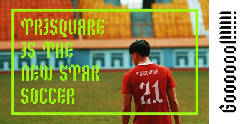 Trisquare Font free download preview 9 – Display Fonts font