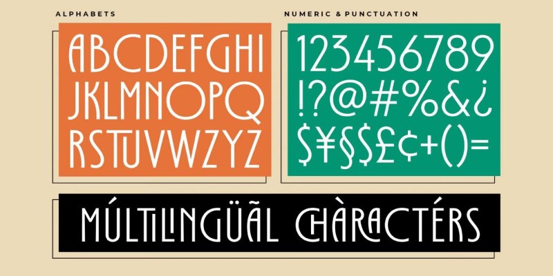 Tropican Font free download preview 8 – Display Fonts font