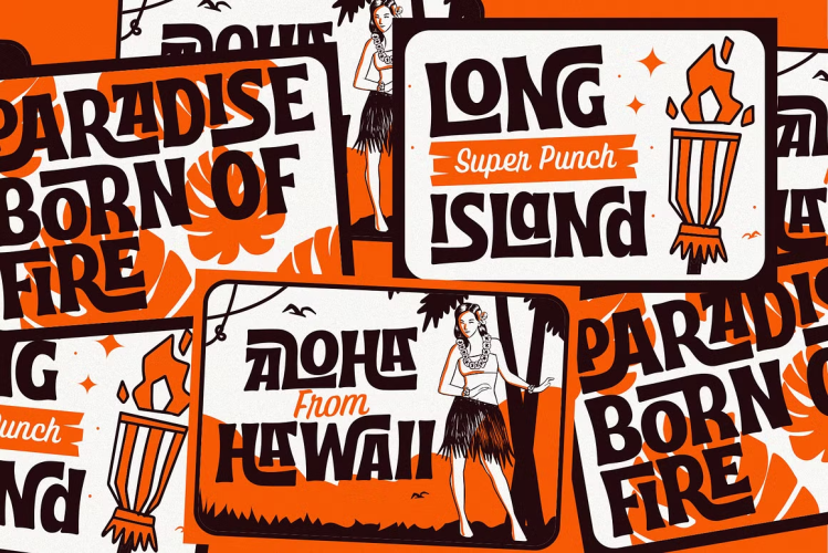 Tropika Island Font free download preview 6 – Display Fonts font