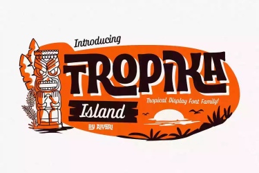 Tropika Island Font free download – Script font preview