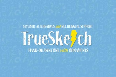 Truesketch Font free download – Script font preview