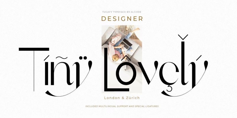 Tugafy Font free download preview 3 – Decorative Fonts font
