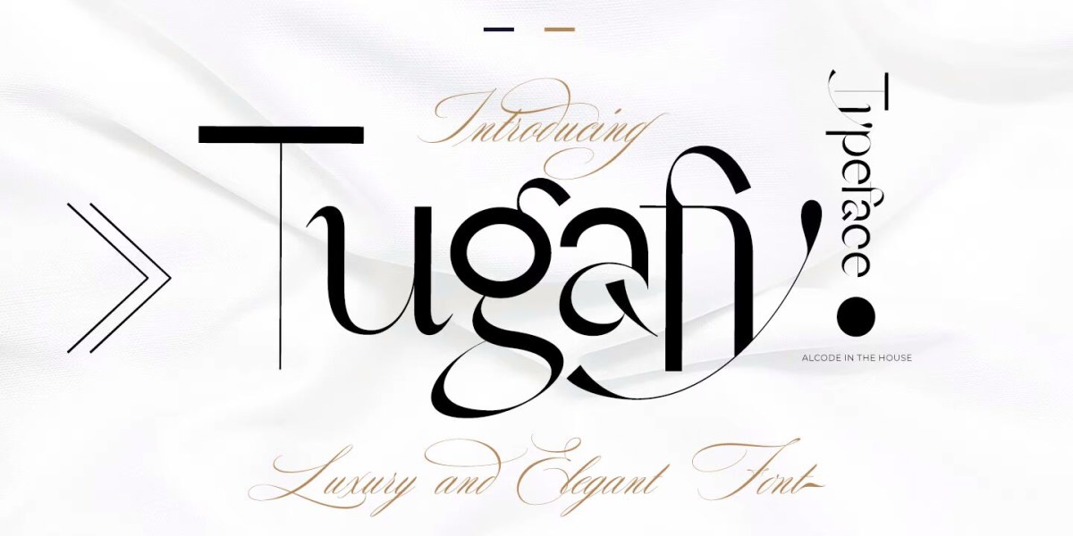 Tugafy Font free download – Decorative Fonts font preview image for Windows and Mac