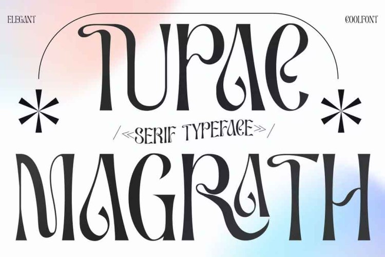 Tupac Magrath Font free download preview 4 – Serif Fonts font