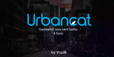 Urbancat Font Family free download – Geometric font preview