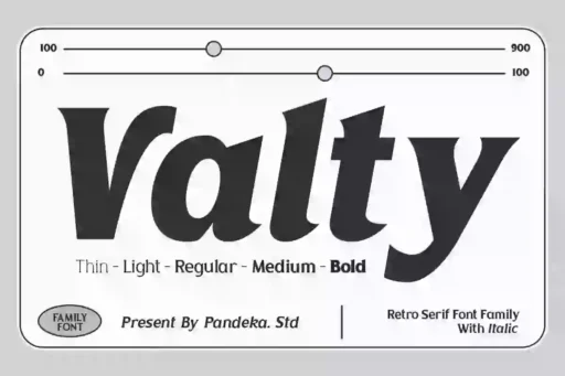 Valty Font free download preview 5 – Sans Serif Fonts font