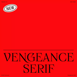 Vengeance Serif Font free download – Display font preview