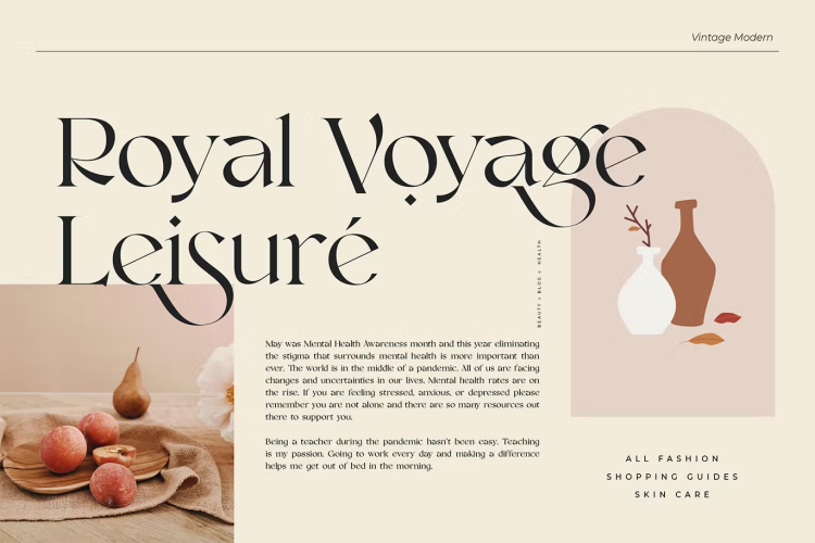 Vensfolk Font free download preview 4 – Serif Fonts font