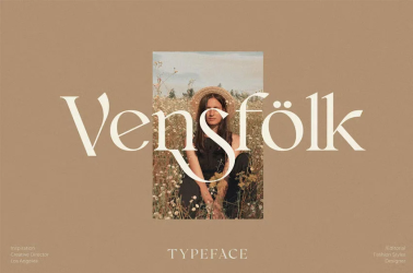 Vensfolk Font free download – Serif Fonts font preview