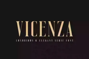 Vicenza Font free download – Serif Fonts preview