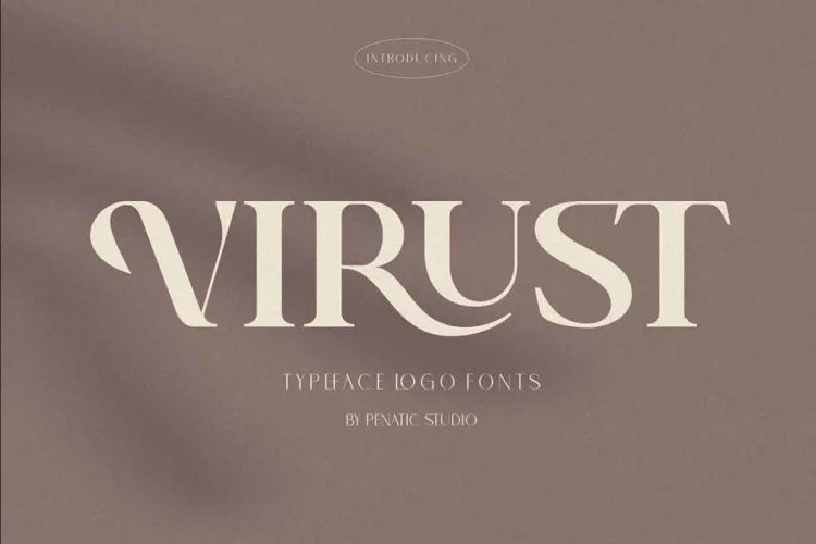 Virust Font preview 4 – Serif Fonts font sample