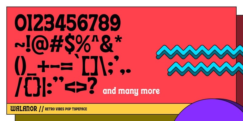Walanor Font Family free download preview 9 – Font Family font