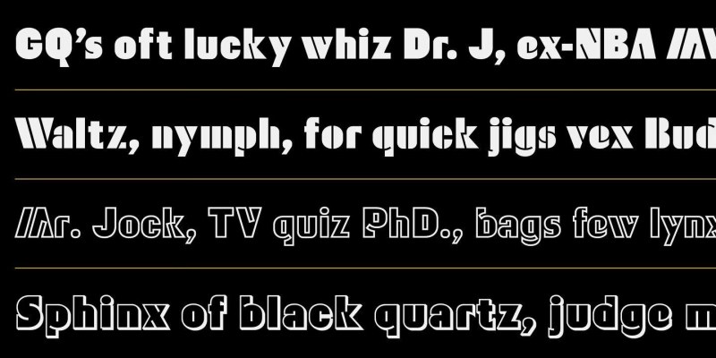 Waldo Font Family free download preview 1 – Display Fonts font