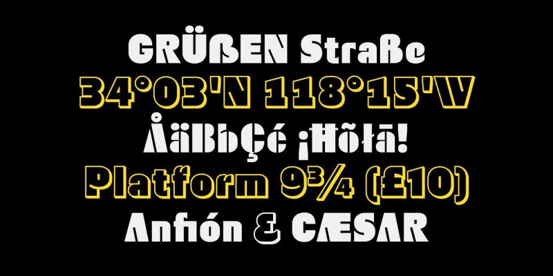 Waldo Font Family free download preview 10 – Display Fonts font