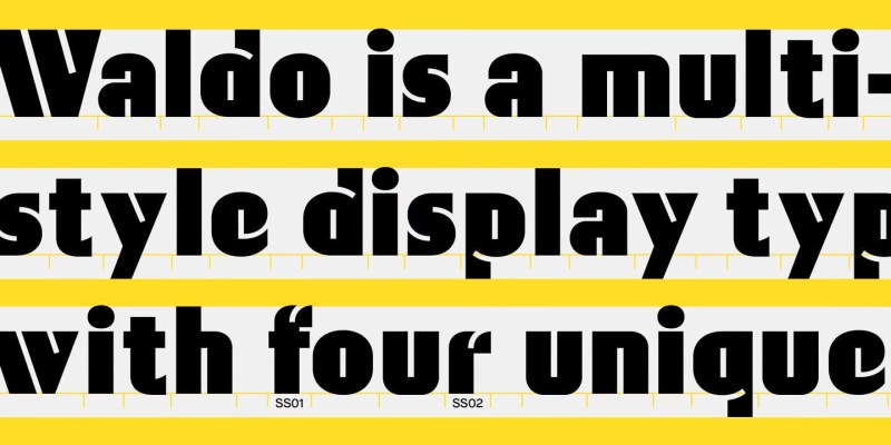 Waldo Font Family free download preview 4 – Display Fonts font