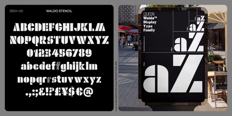 Waldo Font Family free download preview 9 – Display Fonts font