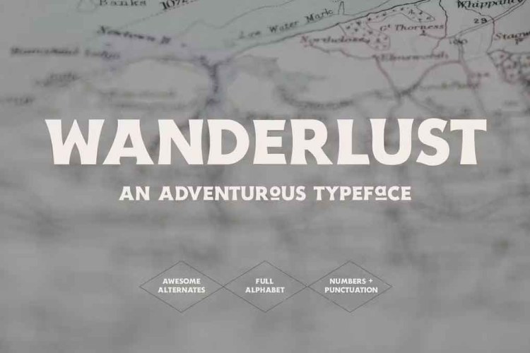 Wanderlust Travel Font free download preview 5 – Serif Fonts font