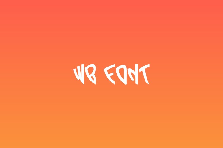 Warner Bros. Font free download preview 1 – Display Fonts font