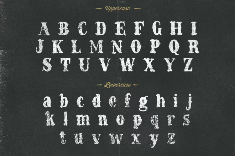 Western Grit Font free download preview 2 – Serif Fonts font