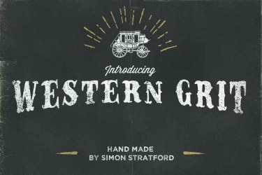 Western Grit Font free download – Serif Fonts font preview