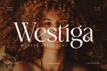 Westiga Font free download – Modern font preview