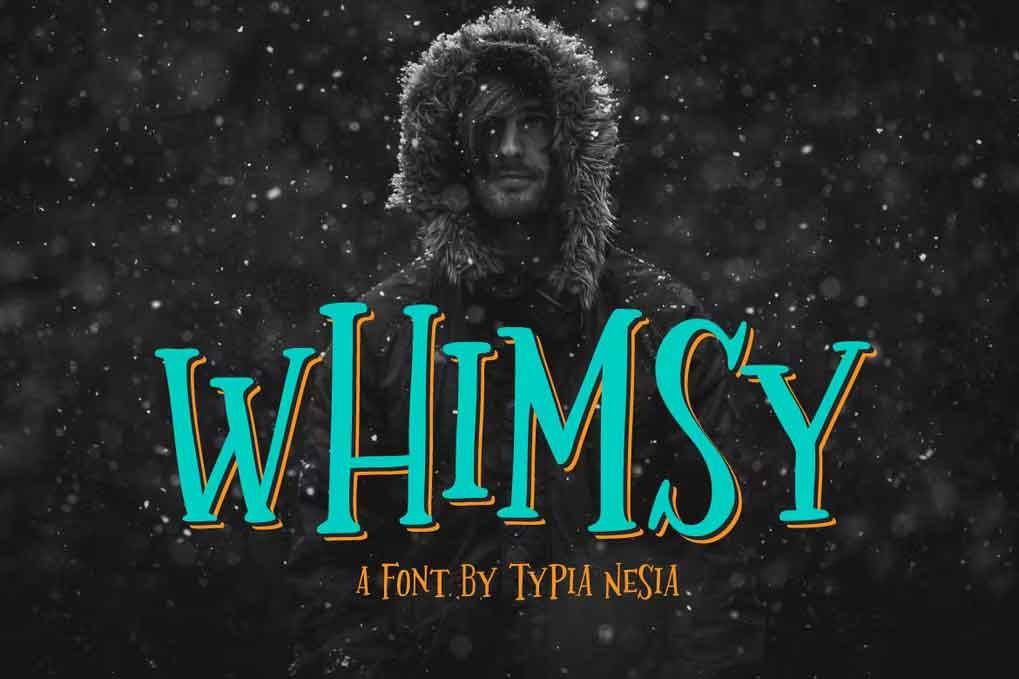 Whimsy Font free download – Serif Fonts font preview image for Windows and Mac