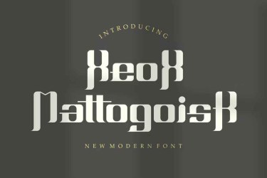 Xeox Mattogoisk Font free download – Serif Fonts font preview