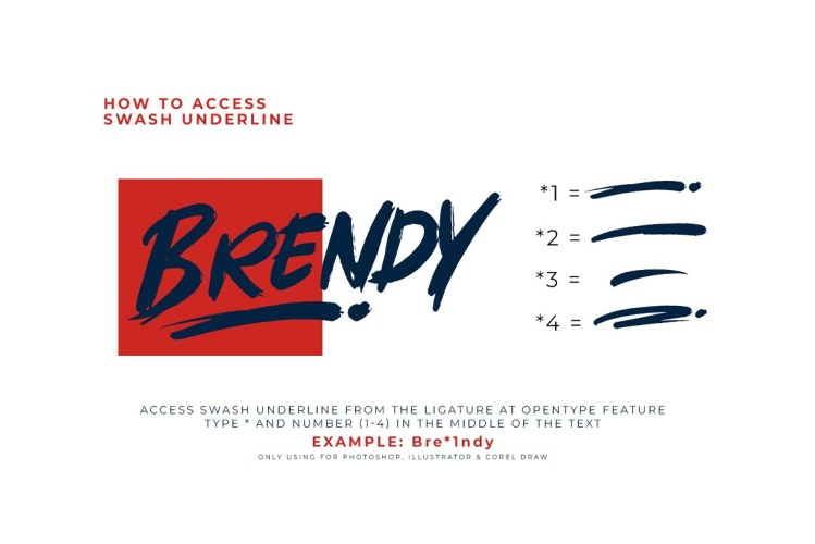 Xtradex Brush Font free download preview 3 – Brush Fonts font