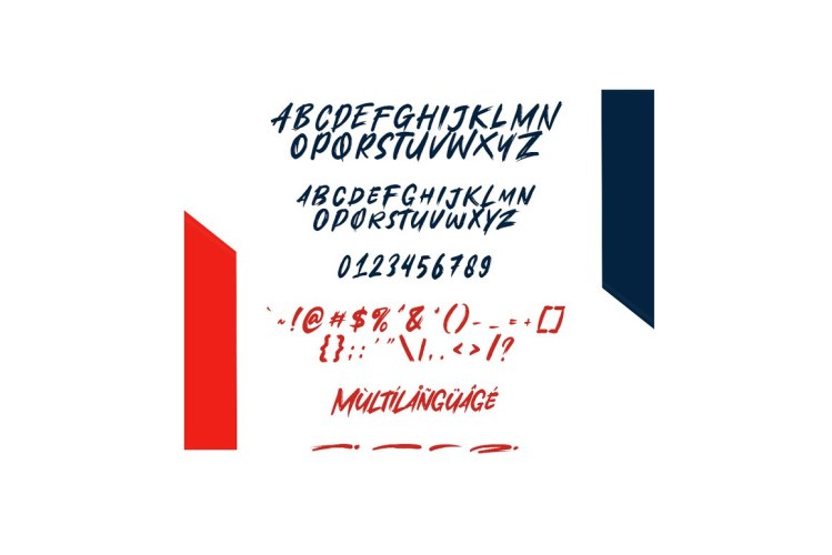 Xtradex Brush Font free download preview 4 – Brush Fonts font