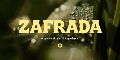 Zafrada Font Family free download – Classic font preview