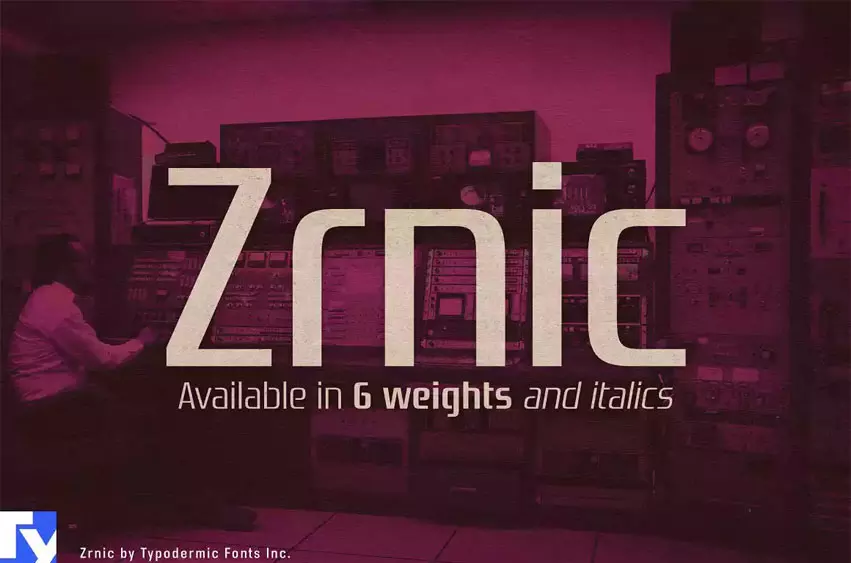 Zrnic Font free download – Sans Serif Fonts font preview image for Windows and Mac